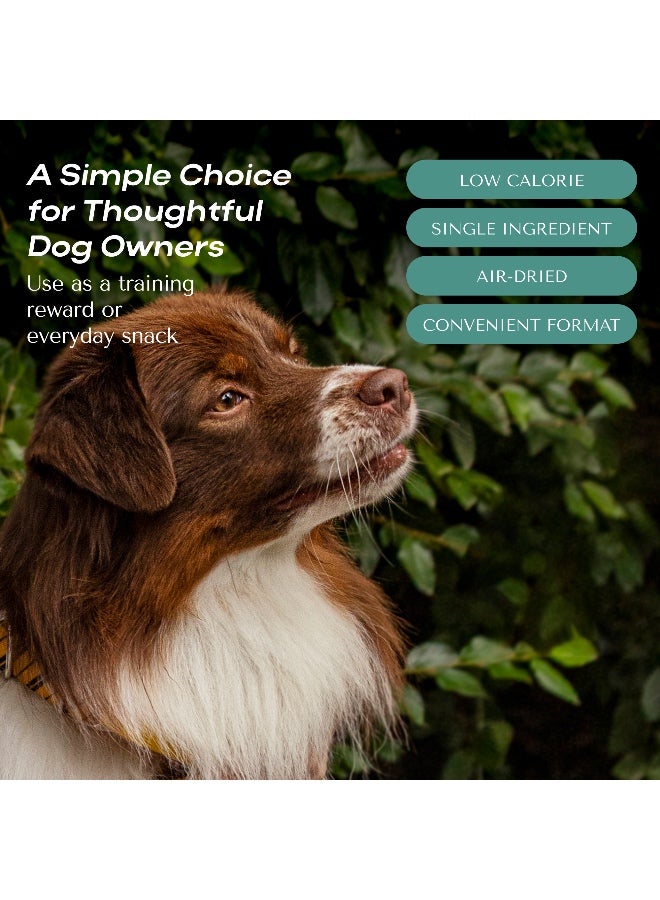 O2Pets Dog and Puppy Lamb Chips Hypoallergenic Treats – 100% Lamb Single Ingredient Snack – Healthy Support for Sensitive Digestion, Food Sensitivities & Skin Care, Low Fat Dog Treat 70g - Image 5